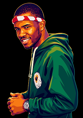 Frank Ocean Pop Art Portrait