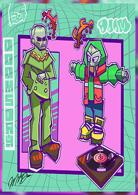 MF DOOM Hip Hop Fan Art