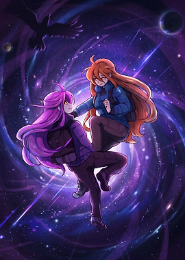 Madeline and Badeline in Space