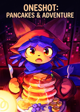 OneShot Niko Eating Pancakes