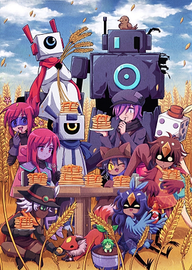 Oneshot Characters Having a Pancake Picnic