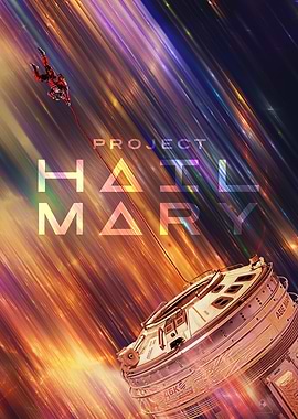 Project Hail Mary Space Poster