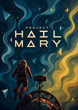 Project Hail Mary Space Poster