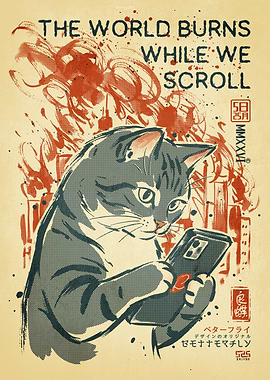 The World Burns While We Scroll