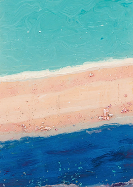 Lagoon Water Shelves in Turquoise and Cobalt