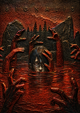 Signalis Game Horror Art Poster