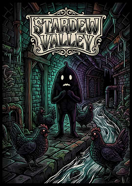 Stardew Valley Krobus and Void Chickens