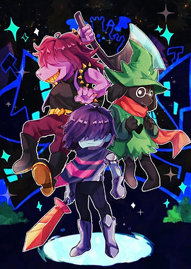 Deltarune Hero Trio Fan Art