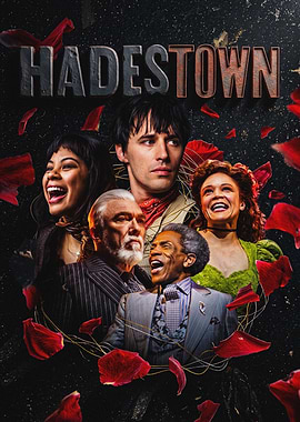 Hadestown Broadway Musical Poster