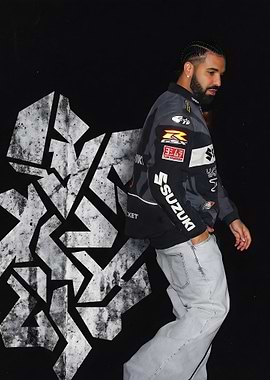 Drake Wearing Suzuki Racing Jacket