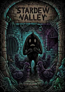 Stardew Valley Krobus and Void Chickens