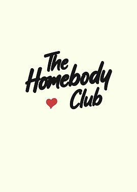 The Homebody Club Minimalist Typography