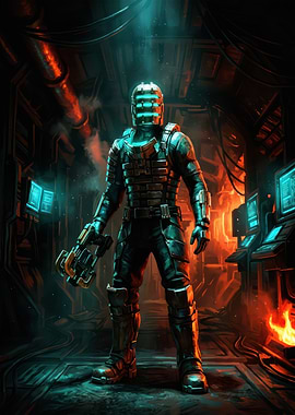 Isaac Clarke in Dead Space