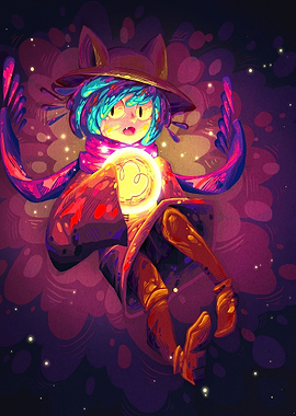 Niko from OneShot holding the sun