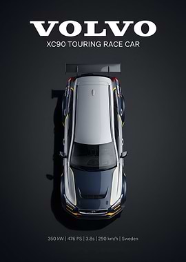 Volvo XC90 Touring Race Car Poster