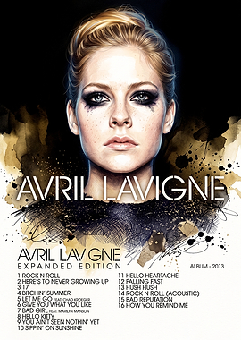 Avril Lavigne Self-Titled Album Cover Art
