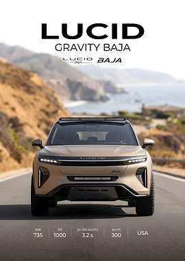 Lucid Gravity Baja Concept Car