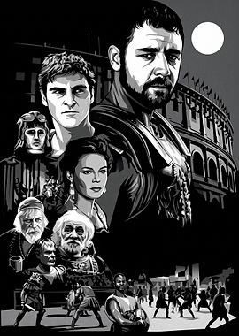 Gladiator Movie Poster Art