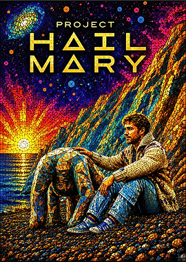 Project Hail Mary Mosaic Art