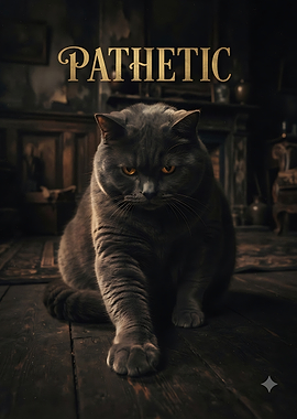 Pathetic Grumpy Cat Poster