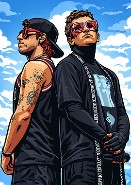 Twenty One Pilots Digital Illustration