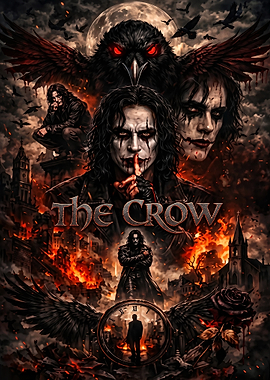The Crow Movie Poster Art