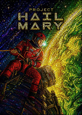 Project Hail Mary Mosaic Poster