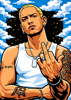 Eminem Pop Art Portrait