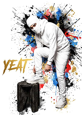Yeat Rapper Artistic Portrait