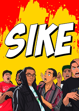 Sike Comic Style Illustration