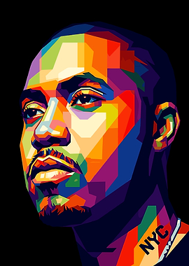 Nas Pop Art Portrait