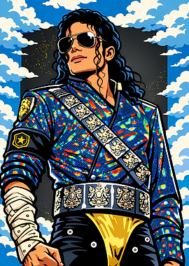 Michael Jackson Pop Art Portrait