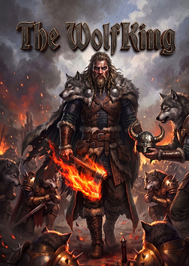 The Wolf King Fantasy Warrior