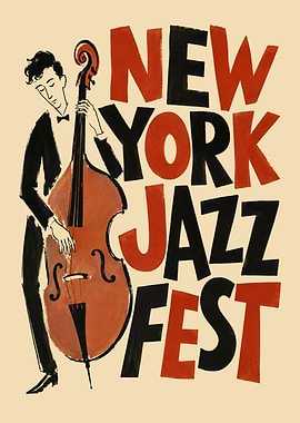 New York Jazz Fest Poster