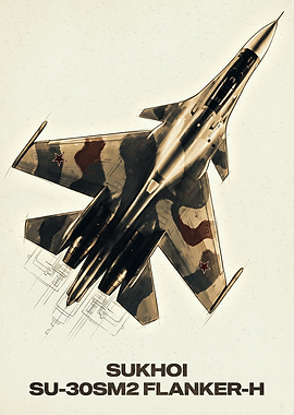 Sukhoi Su-30SM2 Flanker-H Fighter Jet