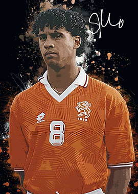 Frank Rijkaard Soccer Portrait