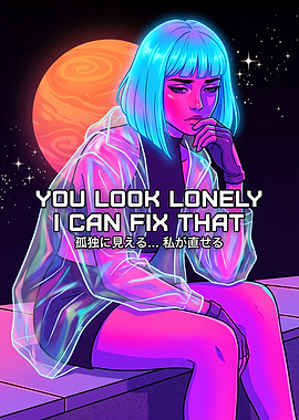 Blade Runner Inspired Neon Art