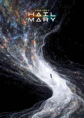 Project Hail Mary Space Poster