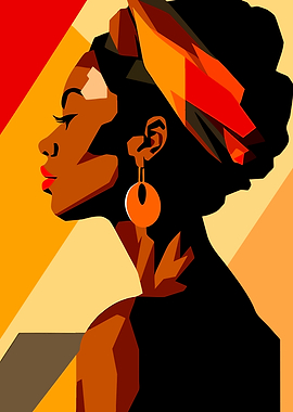 Abstract Portrait of a Woman