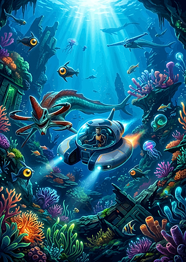 Subnautica Underwater Exploration Scene