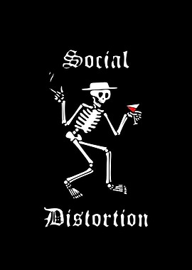 Social Distortion Skeleton Logo