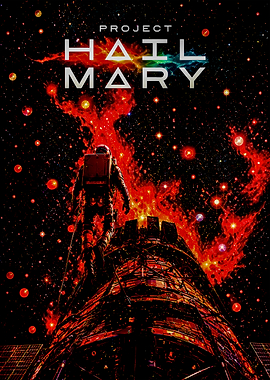 Project Hail Mary Space Poster
