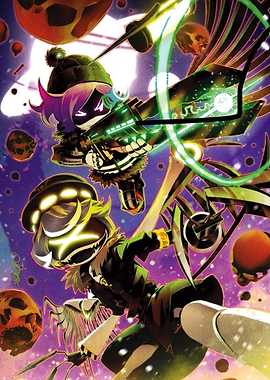 Uzi and N from Murder Drones