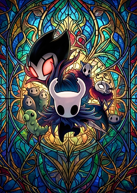 Hollow Knight Stained Glass