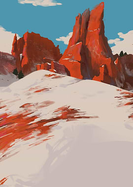 Red rock