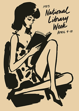 1983 National Library Week Poster
