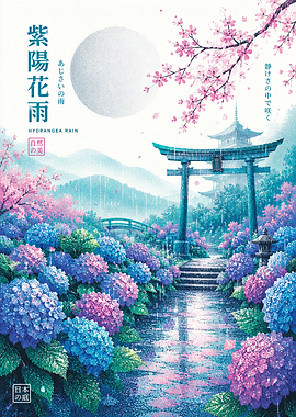 Hydrangea Rain