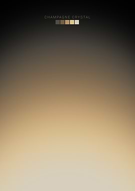 Champagne Crystal Color Palette Gradient