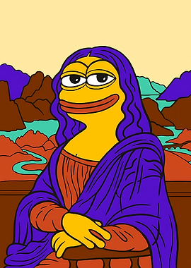 Pepe the Frog Mona Lisa Parody