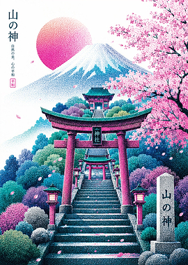 Mount Fuji - Torii Gate